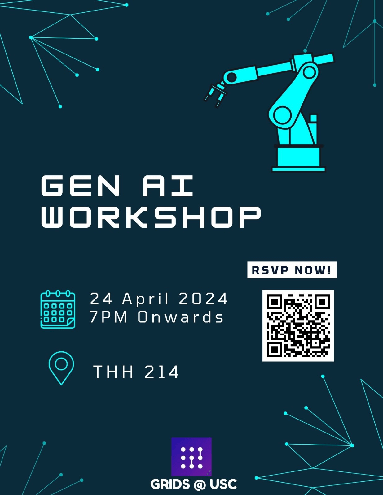 Featured image for “[UG/MS] Gen AI Workshop – GRIDS @ USC”