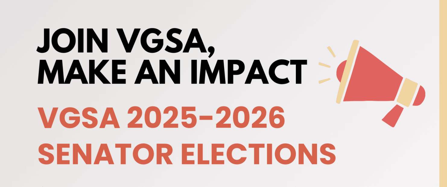 Featured image for “[MS/PhD] Apply to be a VGSA Senator!”